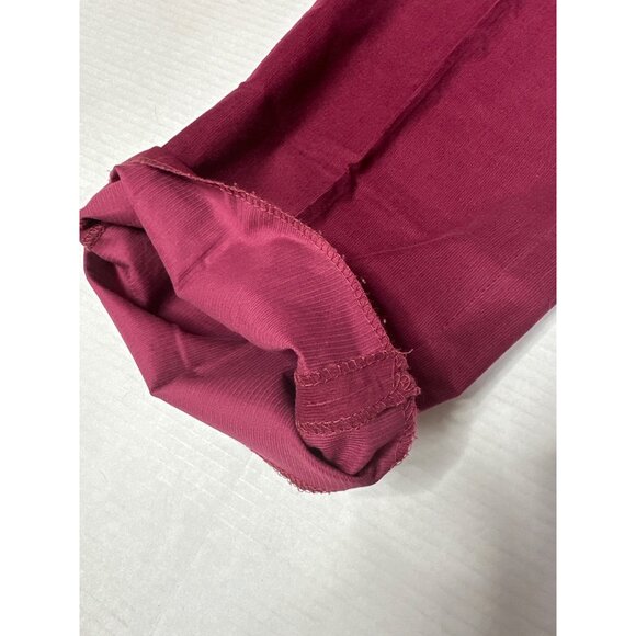 Ibiza Blanca Men’s Size 34 x 36 Brick Red 100% Cotton Corduroy Pants Raw Hem NEW - Picture 8 of 10